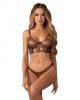 Obsessive Soranna Top&Crotchless Thong komplet damski 